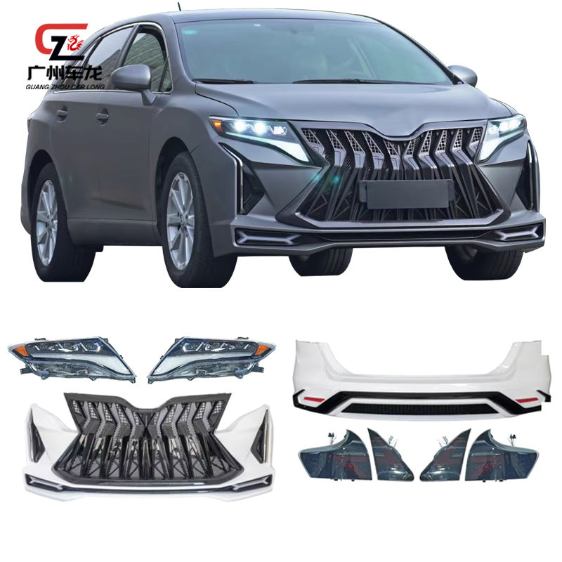 2009-2018 for Toyota Venza Bumper Kits Front Back Grilles Tow Hook New Upgrade Car Assembly Including Headlight Taillight Sets
