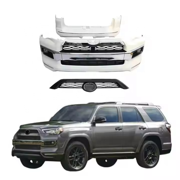 PP Plastic Car Bumper for Toyota 4Runner 2014-2020 Upgrade Limited Style Front Bumper Rear Bumper Grille Car Bodykit
