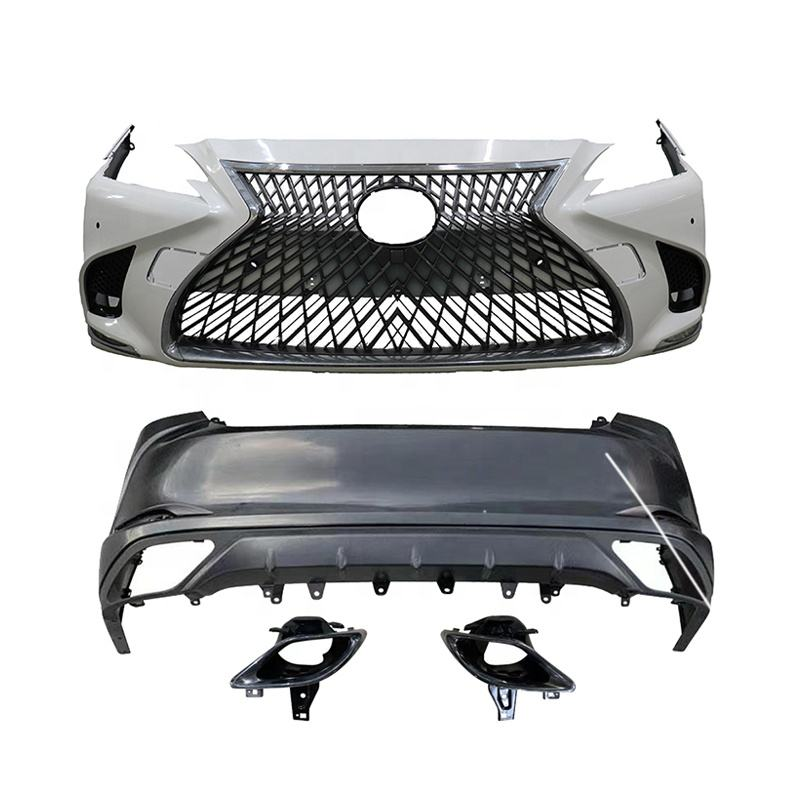 Auto Body Kits for LEXUS ES 2018-2021 ES200 ES250 ES300H Modified LS Grille Upgrade Front Bumper Rear Bumper