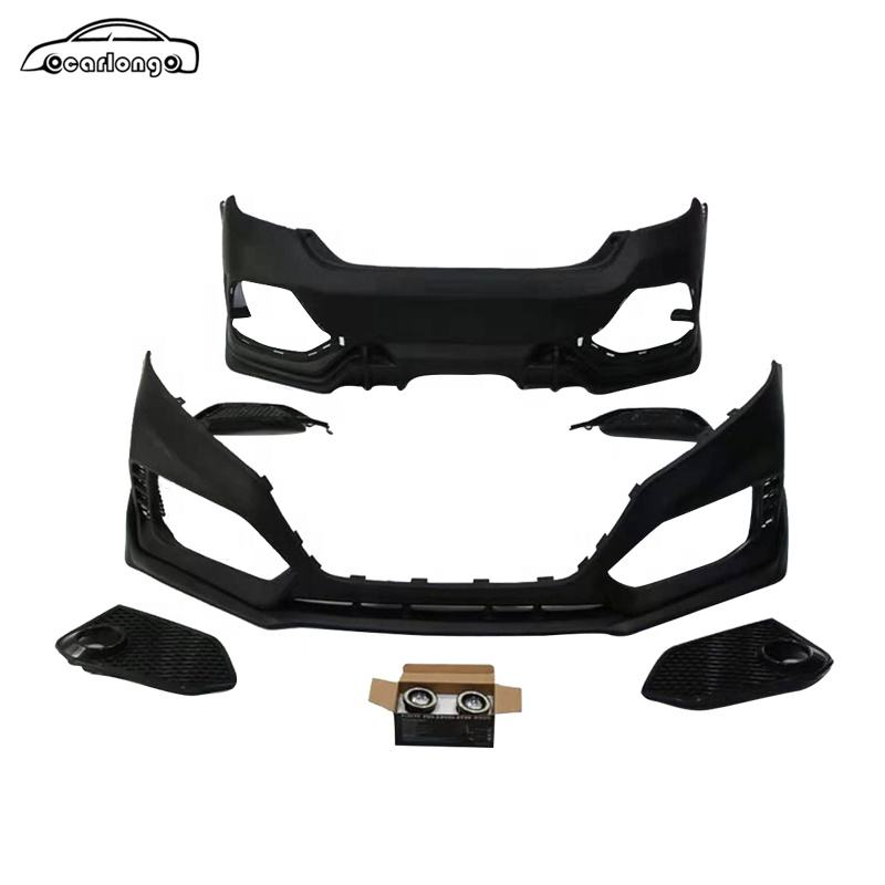 New Style for Honda Accord 2016-2020 Upgrade Typer Styler Front Bumper Rear Bumper Side Skirts Body Kit Car Bumpers