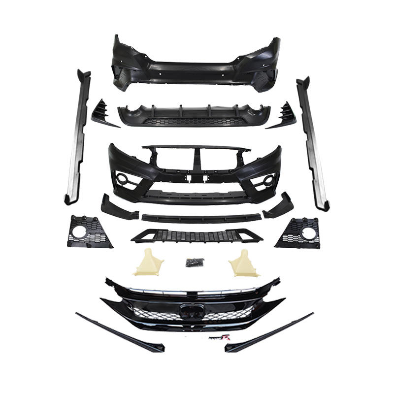 Hot Selling FC-450 Design Body Kit Front Bumper Rear Bumper Side Skirts for Honda Civic 2016-2019