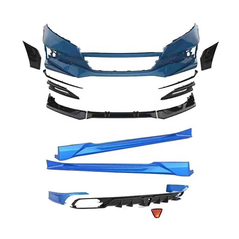 Hot Selling New Style for Honda Accord Upgrade ACR Style Body Kits Front Bumper Front Lip Rear Lip Side Skirts Car Bumpers