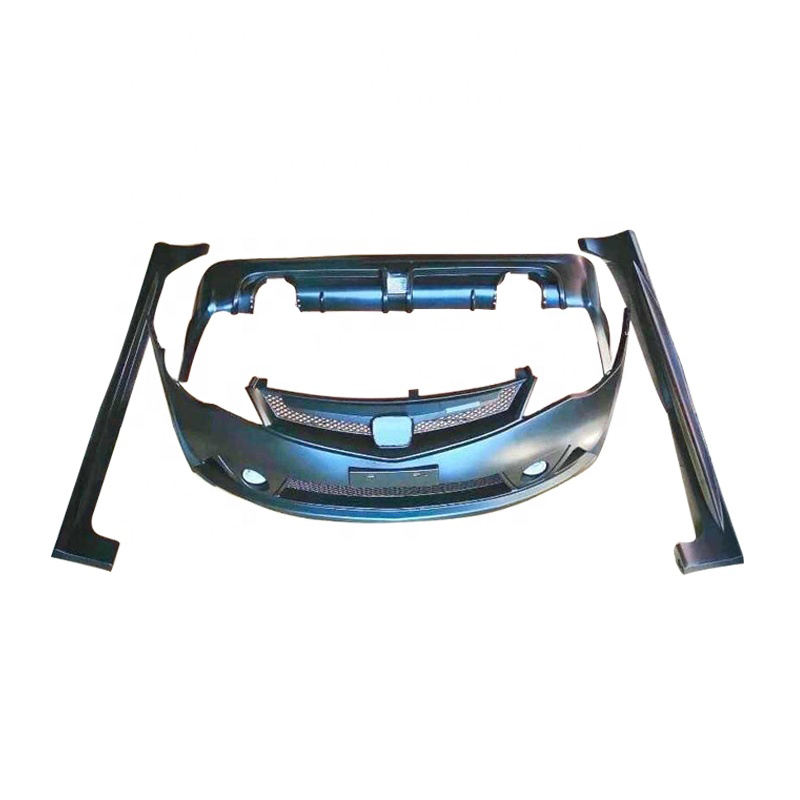 Hot Selling Car Bumpers for Honda civic FD 2 RR Style Front Bumper Side Skirts Rear Lip for Honda Civic 2006-2011 PP ABS Plastic