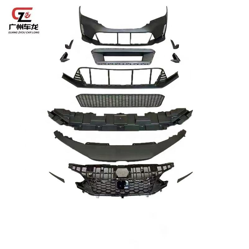 Hot Selling Type-R Style Car Bumpers Front Bumper with Grille for 11th Generation Honda Civic 2022 Body Kit