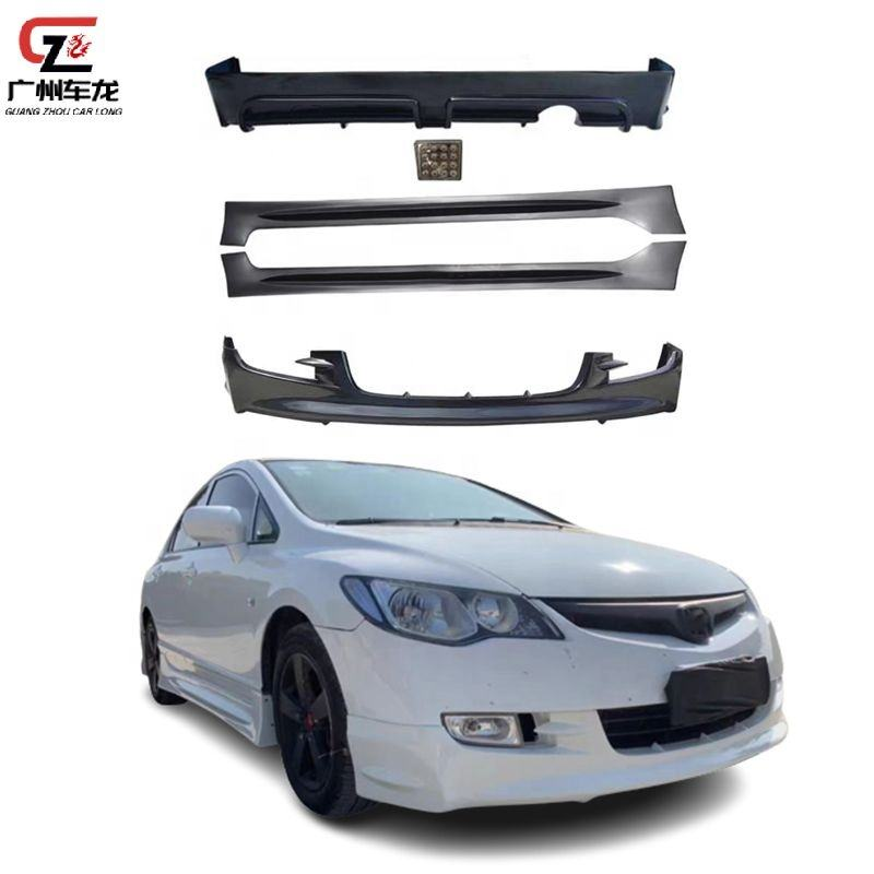ABS Material Hot Selling RR Style for Honda for Civic CIIMO 2012-2015 Bodykit Includes Front Lip Rear Lip Side Skirts Tow Hook
