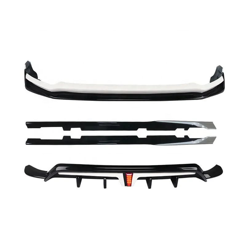 ABS Material Factory Sales Car Body Kit Front Lip Rear Diffuser Lip Side Skirt GR9 Style for Honda Fit 4 Generation 2021 2023