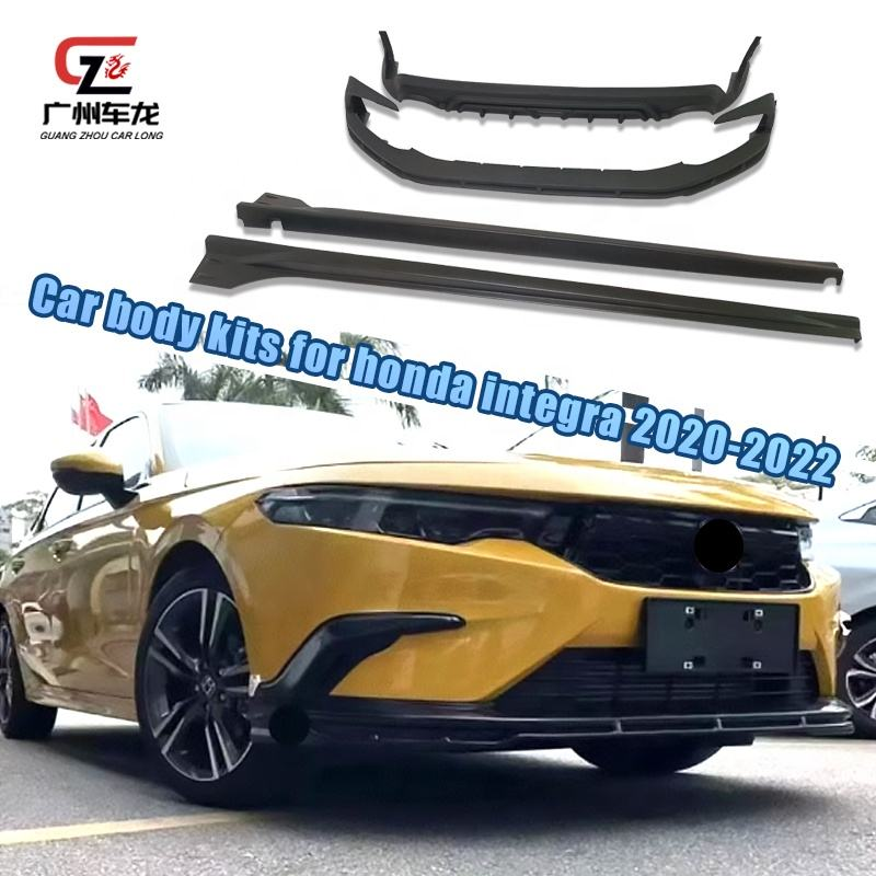 For honda Integra 2020-2023 Car Body Kit Systems ABS Material Car Accessories Car Bumper Front Lip Rear Diffuser Lip Side Skirts
