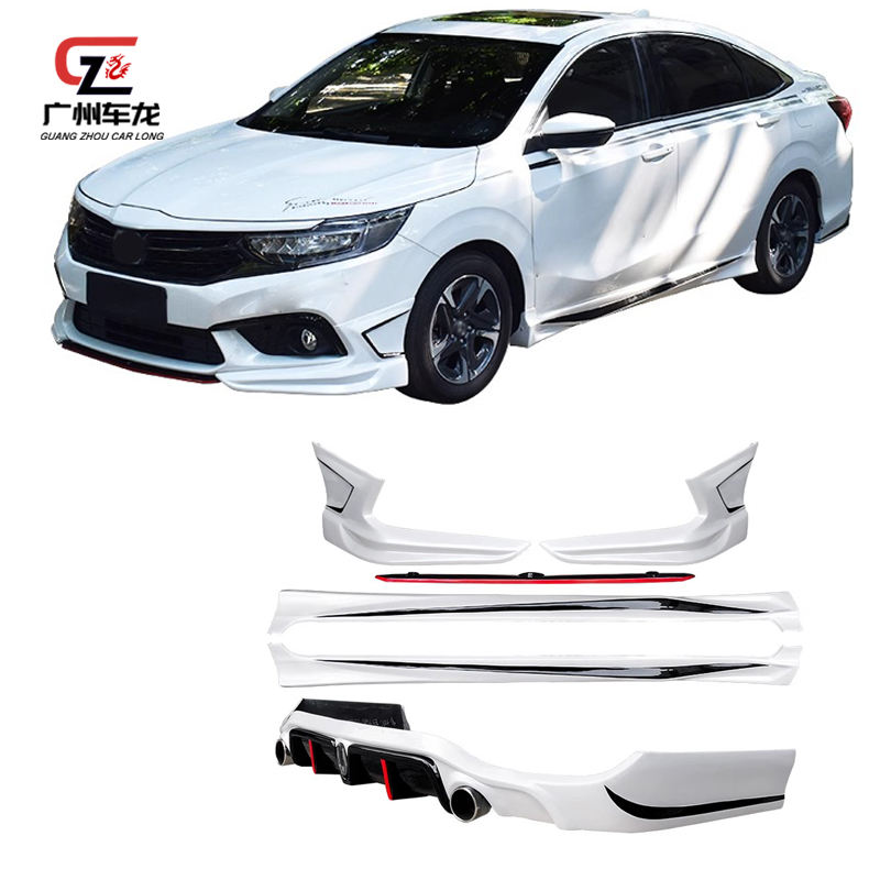For Honda ENVIX 2019-2021 Front Corner Side Skirt Rear Lip High Quality ABS Material Factory Outlet