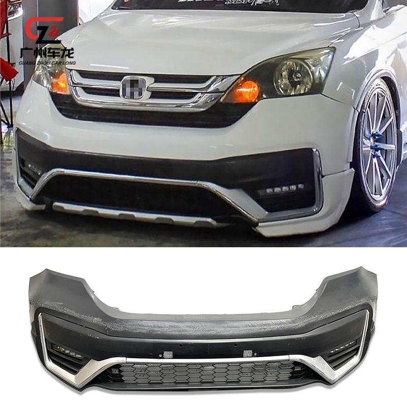 For Honda CRV 2007-2016 Upgrade New Plastic Front Bumper Grille Body Kits
