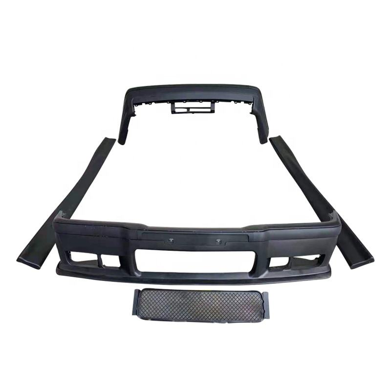 Car Body Kits for 1990-1998 Bmw 3 Series E36 Upgrade M3 Style Front Bumper Rear Bumper Side Skirts Car Bumpers