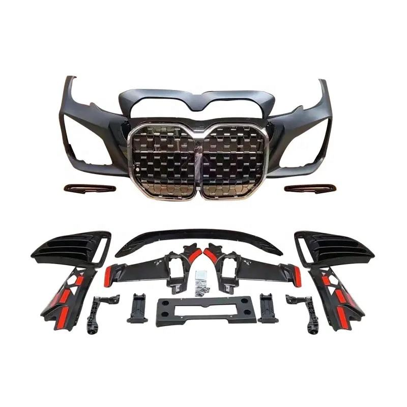 Hot Sale Car Bumpers for Bmw 3 Series G20 G28 2019-2021 Upgrade 4 Series F32 Body Kit Front Bumper Grille