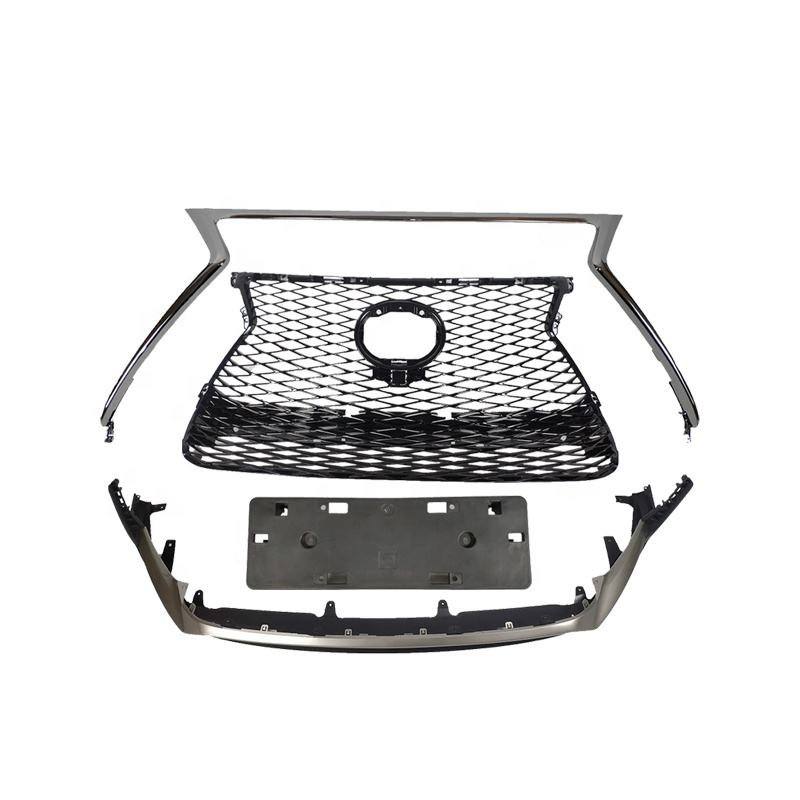 Professional Supplier Car Body Kits Sport Grille and Front Lip for Lexus Nx200 Nx200t Nx300h 2015-2017 Car Bumpers