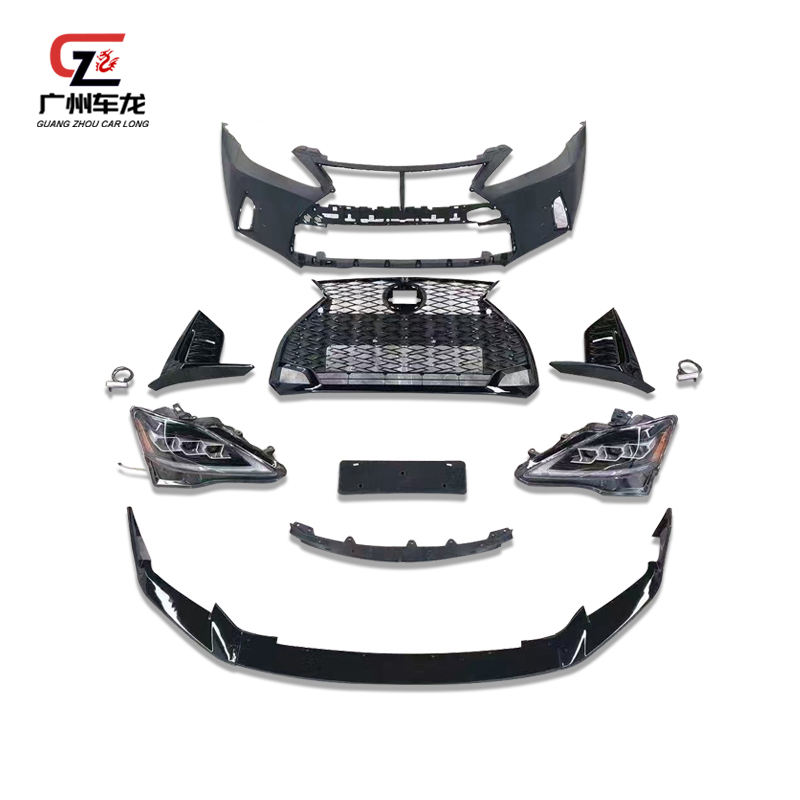 For Lexus IS250 IS300 2006-2012 Upgraded to 2021 IS500 Front Bumper Equipped with daytime running lights Direct Car Body kit