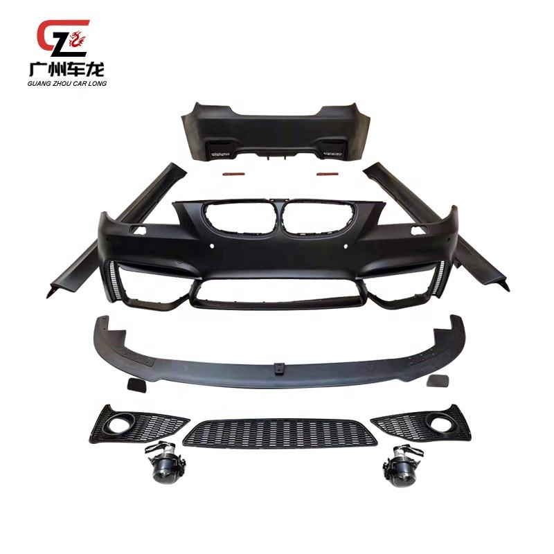 Hot Selling for BMW E60 M4 Style Body Kit New Front Rear Side Bumpers with Tow Hook Cut-Outs