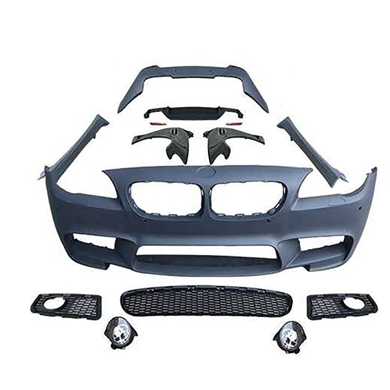 For BMW 5 Series F10 F18 2011-2017 Car Bumpers Upgrade M5 Style Body Kit Front Bumper Rear Bumper Side Skirts Fender-New