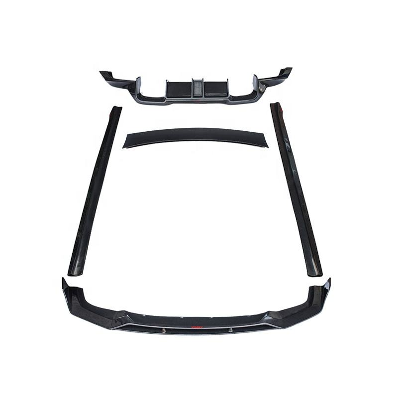 Upgrade CMST Style Carbon Fiber Car Body Kits Front Lip Rear Lip Diffuser Side Skirts Spoiler for Bmw M2 M2C 2016-2020