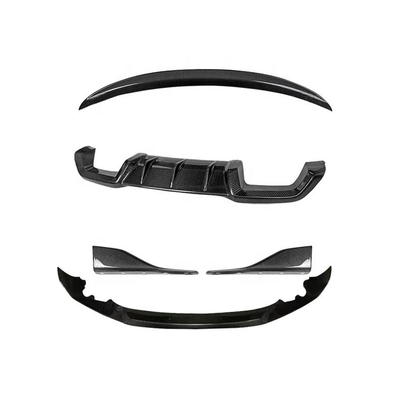 Carbon Fiber Car Body Kits for BMW M2 M2C 2016-2020 Upgrade M Performance Style Front Lip Rear Lip Spoiler