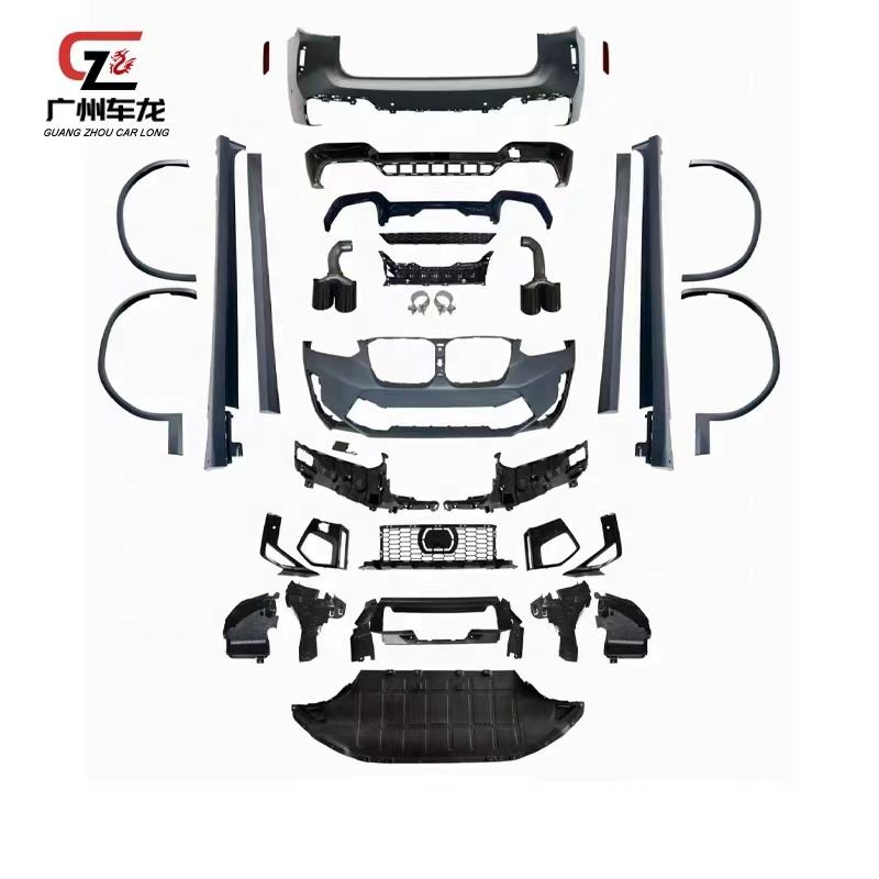 New Design ABS Material Car Bumper Front Bumper Rear Bumper Side Skirts for BMW X3 G01 LCI Upgrade X3m F97 LCI 2021 Car Bodykit
