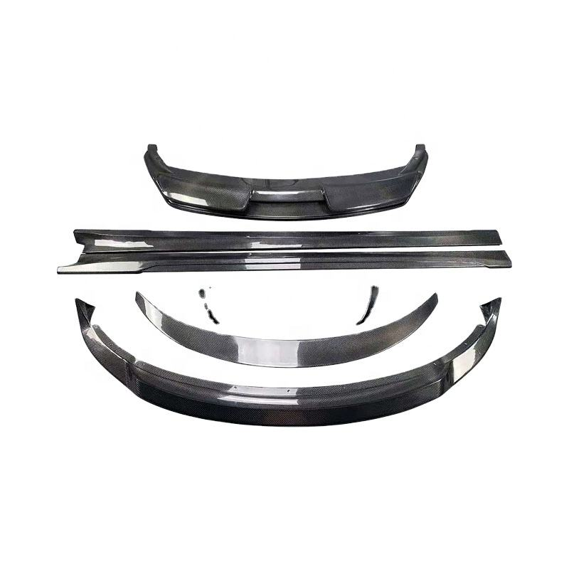 Hot Sale Carlong CL-223 Carbon Fiber Car Body Kits Artisan Style Front/Rear Lips Side Skirts Spoiler Complete Sets for Tesla