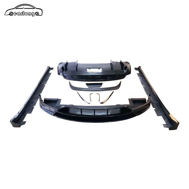 For Tesla Model X 2016 2017 2019 Revozport Style Front lip Rear lip Side skirts Spoiler High Quality Carbon Fiber Car Body kits