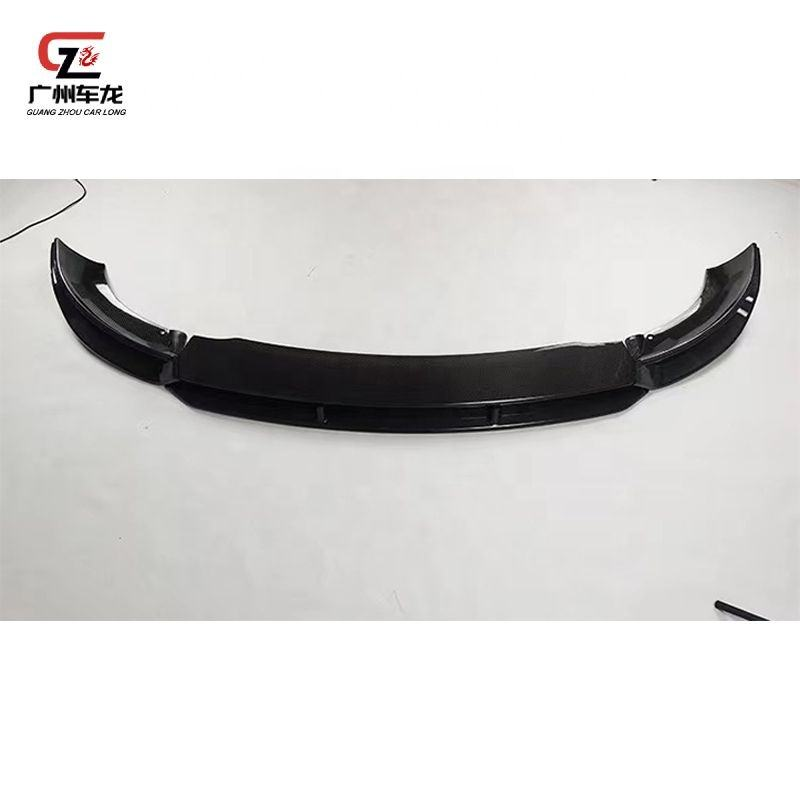 High Quality Carbon Fiber Pattern Car Bumpers Front Lip for Tesla Model Y Car Bodykit