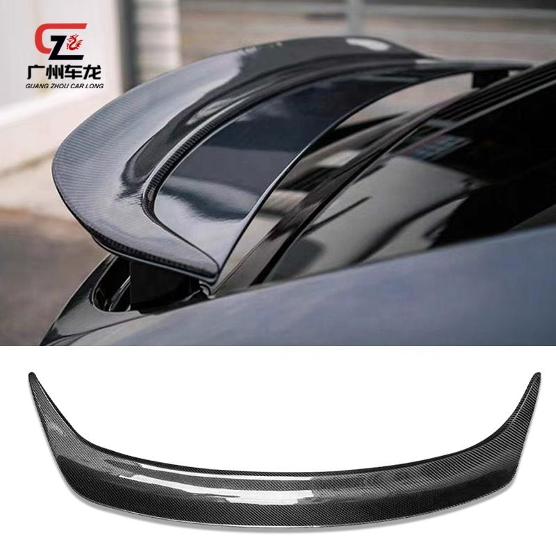 For Tesla Model X Rear Spoiler RZ Carbon Fiber Body Kit Carbon Fiber Splitter Diffuser Tail Wing Back Trunk Accessory Part Tools
