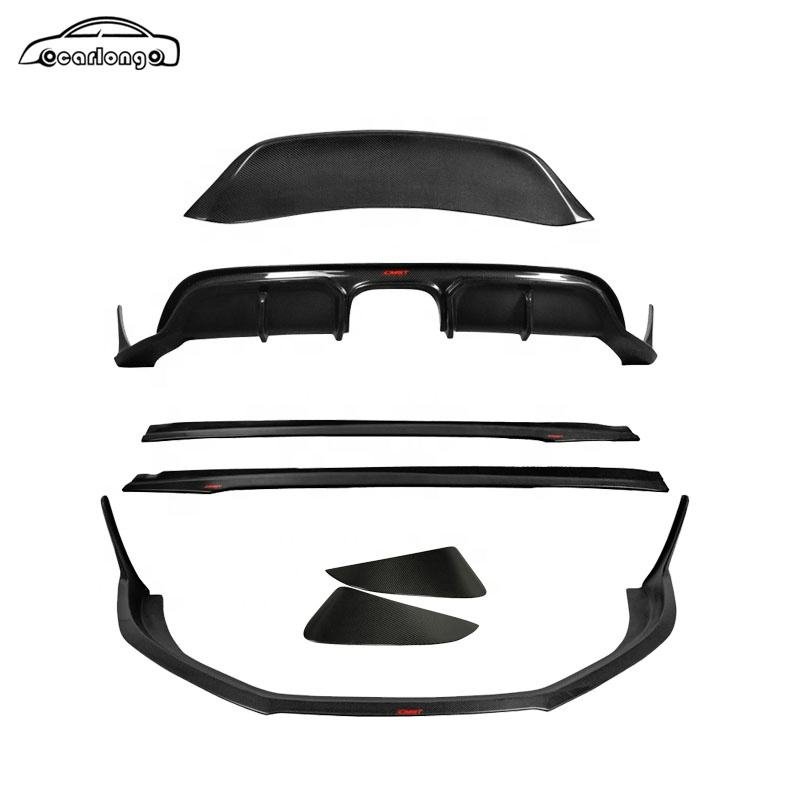 For Porsche Boxster Cayman 718 2016-2020 CMST Style Front lip Rear lip Side skirts High Quality Carbon Fiber Car Body kits