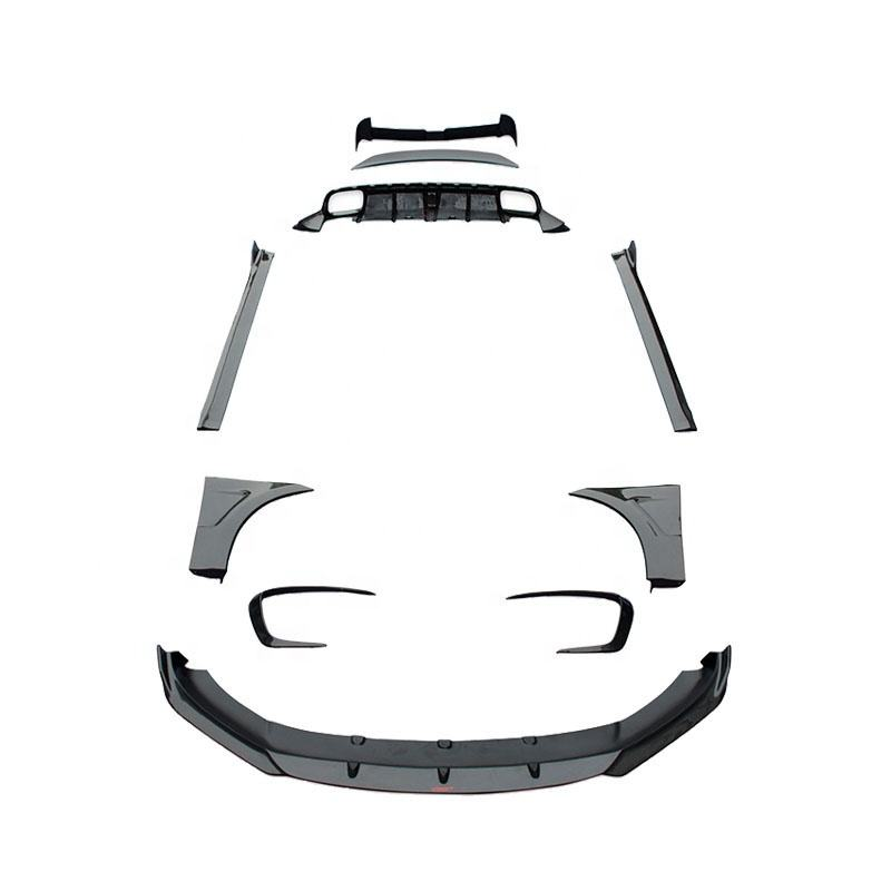 CMST Style Carbon Fiber Car Body Kits for Porsche Macan 2014-2017 Front Lip Rear Lip Fender Side Skirts Spoiler