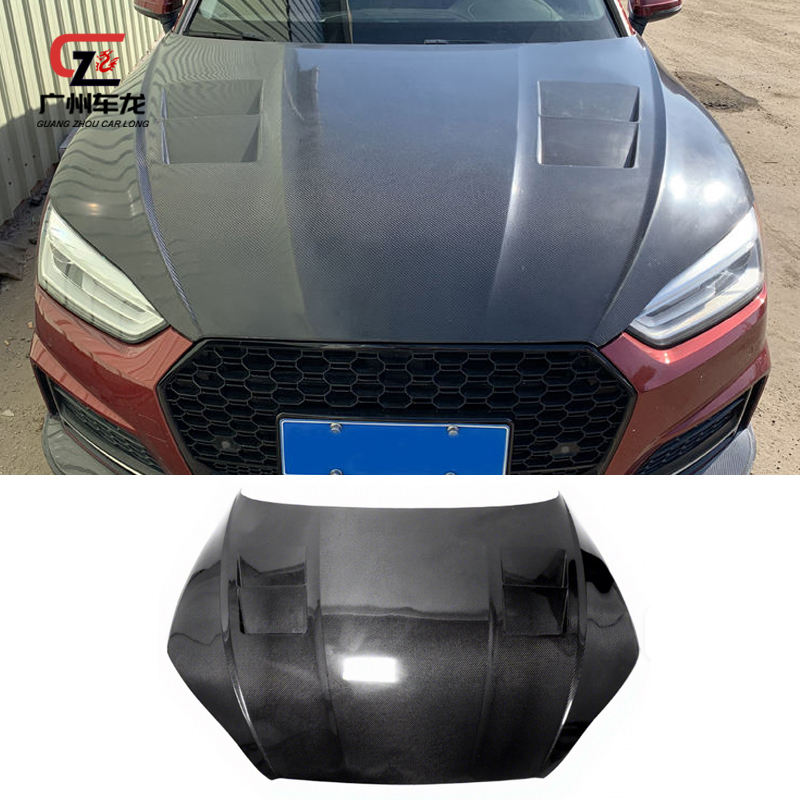 For Audi A5 2017-2020 Carbon Fiber Hood Factory Outlet Hot Sell Car Body Kits Other Auto Parts