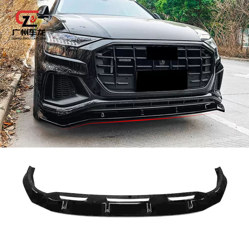 For Audi Q8 SQ8 Sline 2019-2023 Carbon Fiber Front Lip Factory Outlet Hot Sell Car Body Kits Other Auto Parts