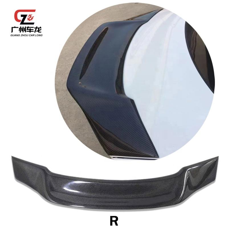 High Quality Carbon Fiber M4 S R BELGIUM Style Rear Spoiler for Audi A4 B9 2017-2022 Car Spoiler