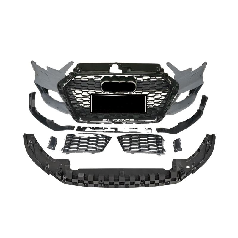 New Style Car Bumper for Audi A3 S3 2014-2020 Upgrade RS3 Style Front Bumper Grille Body Kit