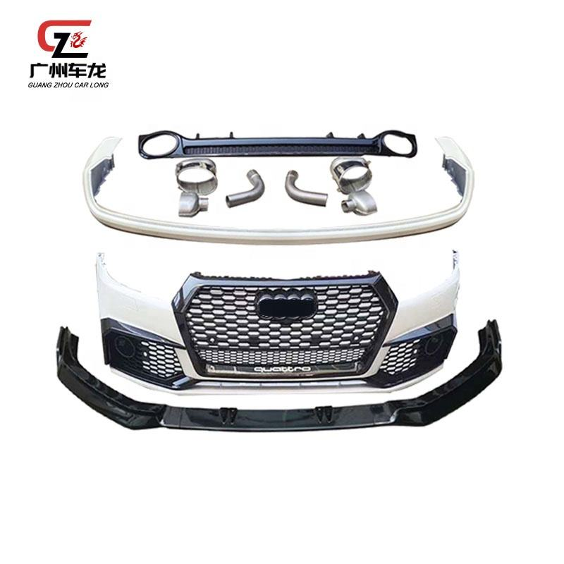 Car Body Kits for Audi Q5L Sports/Ordinary Edition Upgrade RSQ5 Front Bumper Rear Bumper Diffuser Car Tail Throat Wheel Trim