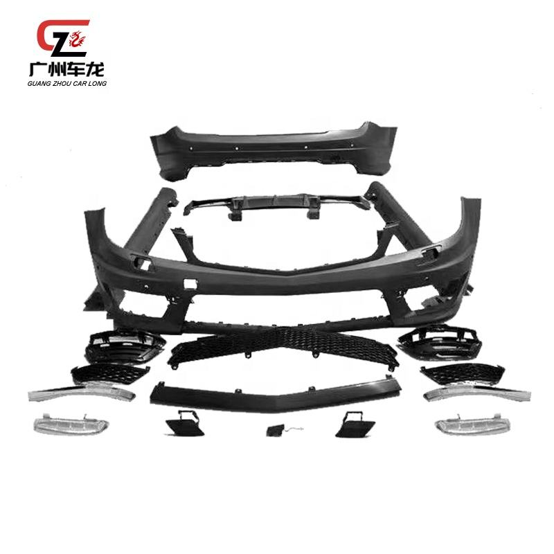 Hot Selling High Quality 2011-2014 for Mercedes benz W204 C63 Amg Car Bumper Upgrade Kit Front/Rear Bumpers Side Skirts Excellent