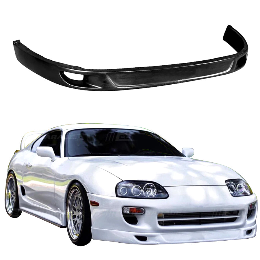 AeroMagic wB Style Car Front Bumper Splitter Lip for Toyota Supra MK4