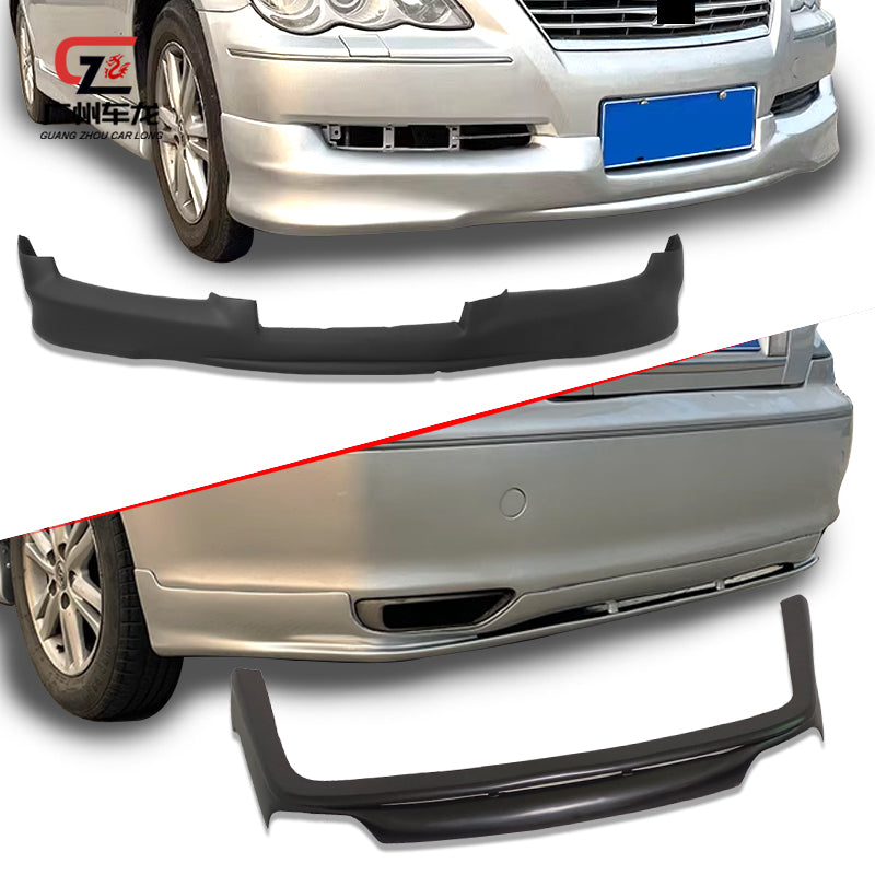 Car body kits for toyota mark x 2006-2009 Front lip Rear lip Side skirt with brake light 50th anniversary style